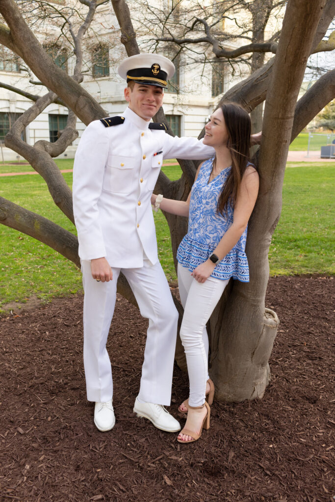 Navy Officer sweetheart photos.