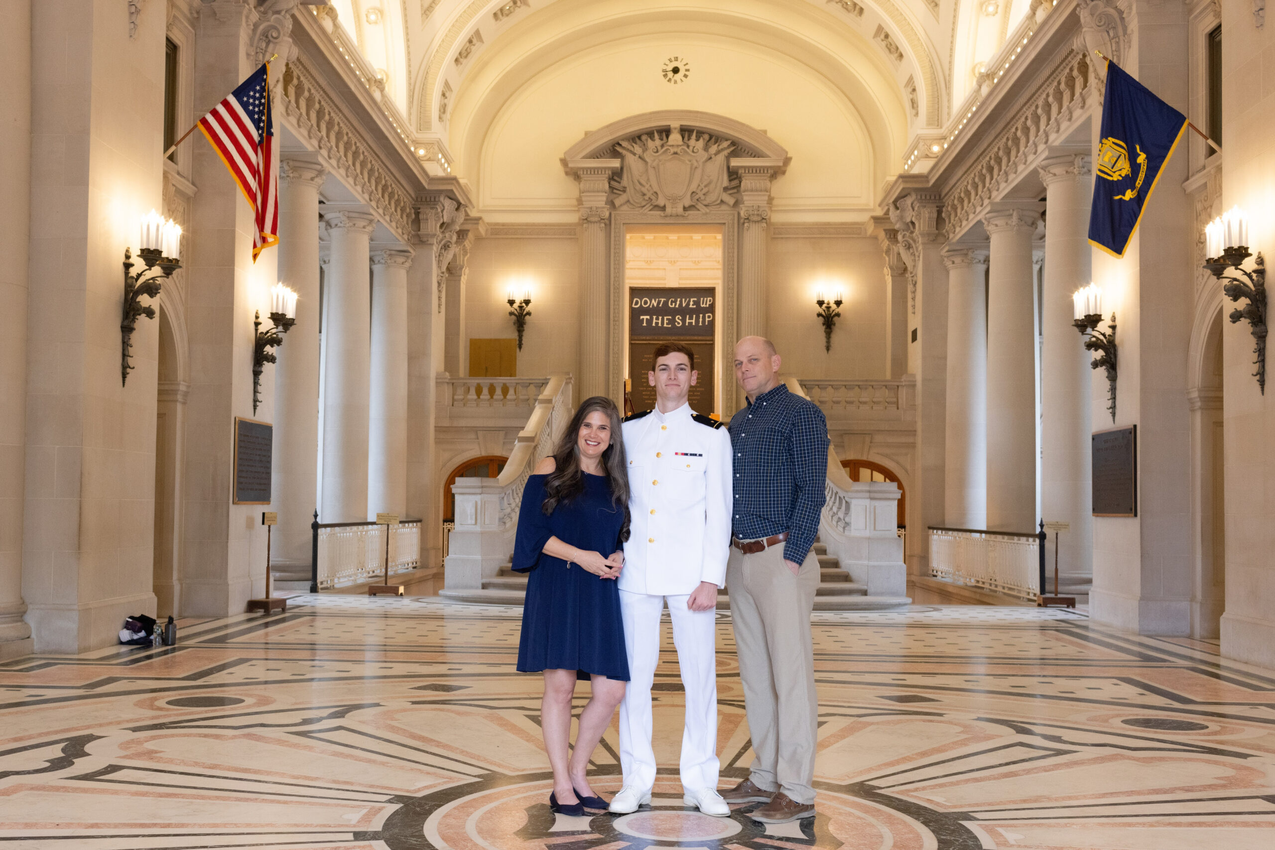 USNA Naval Academy family photos in Annapolis.