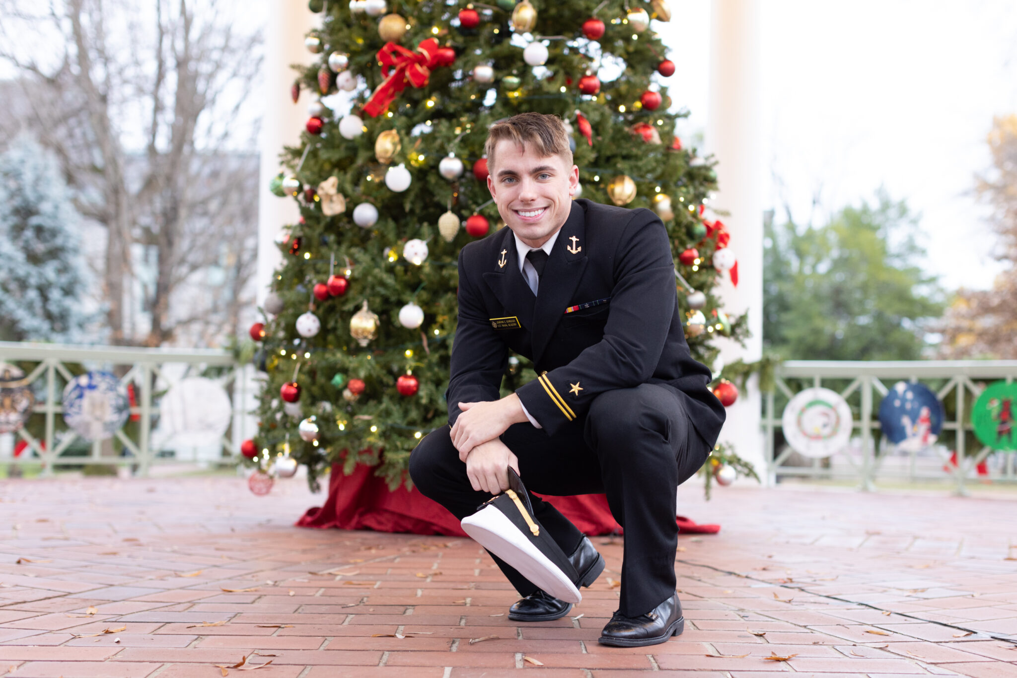 Christmas Mini Sessions at USNA Midshipmen Photography